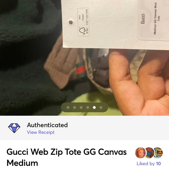 SOLD Gucci Zip Tote (Medium Handbag) - Picture 8 of 8